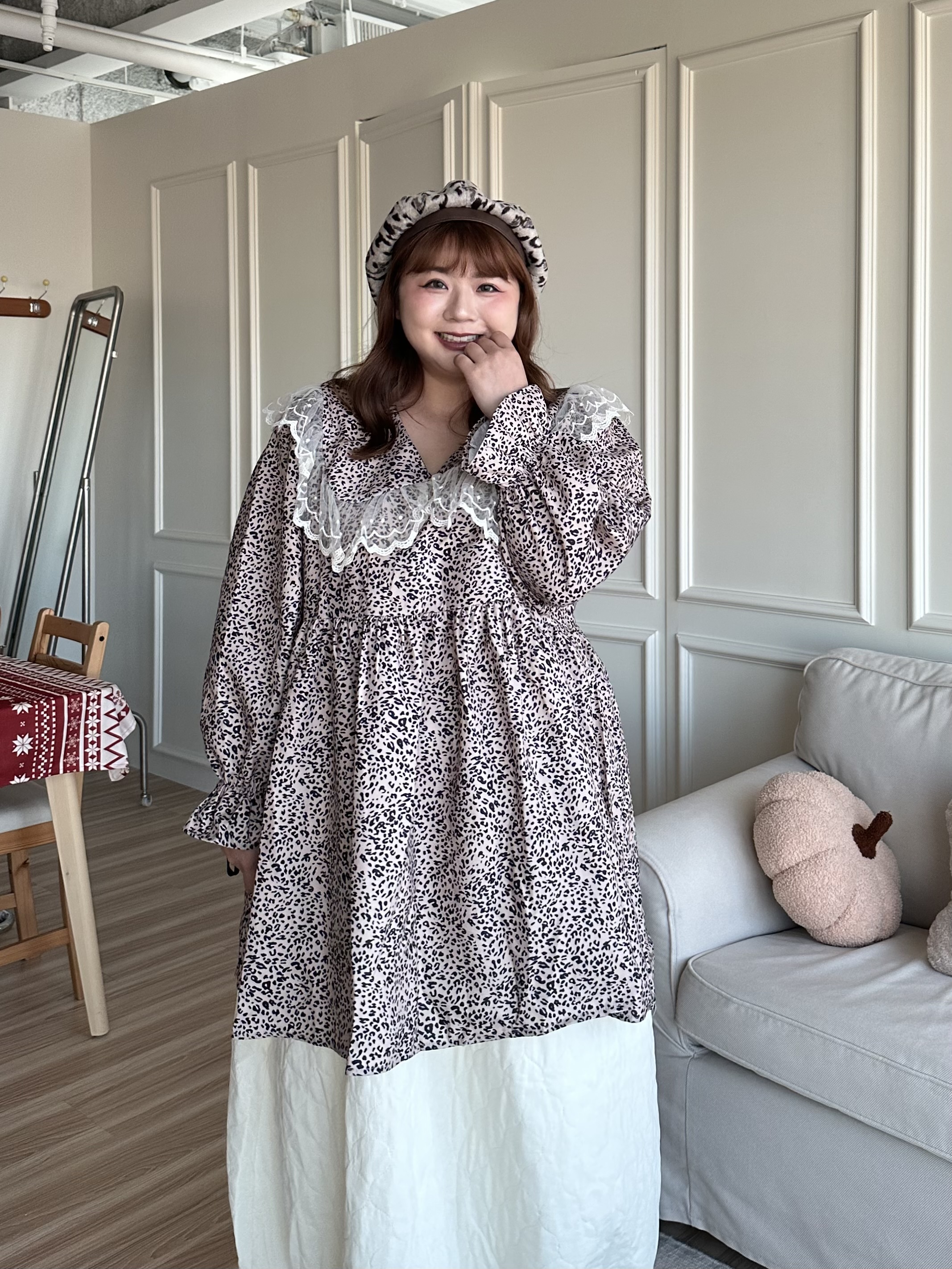 VOL.18｜豹紋大翻領夢幻短洋