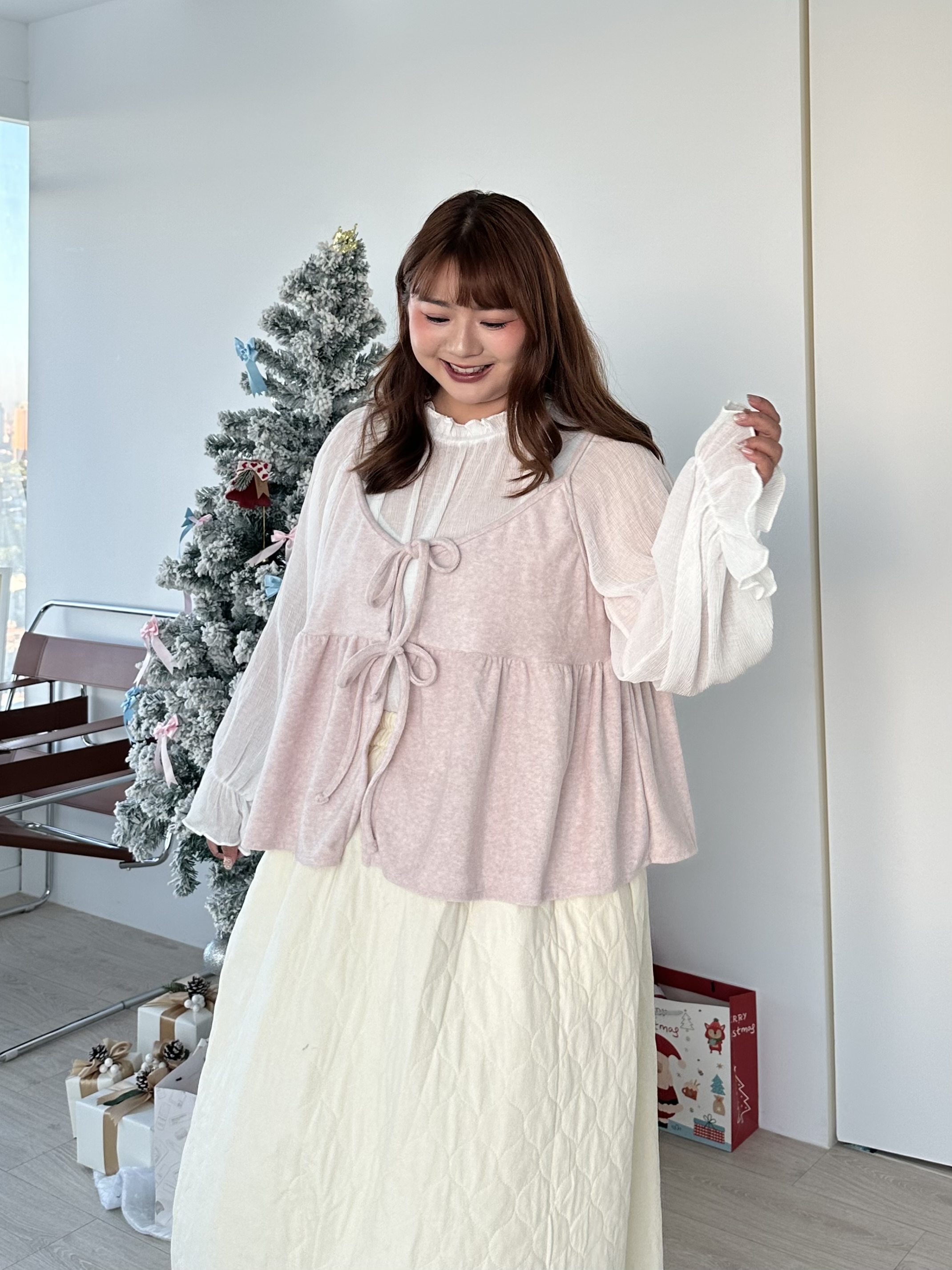 VOL.18|QQ絨毛綁帶背心 VOL.18|QQ絨毛綁帶背心