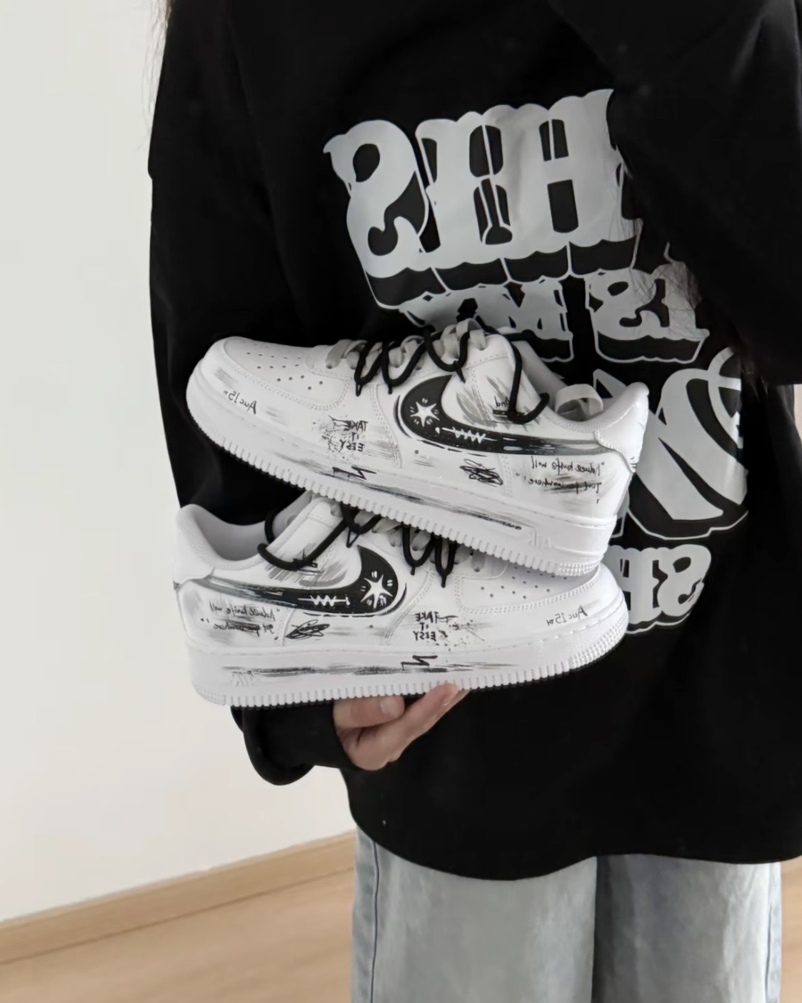 【訂製款】Nike Air Force 1 塗鴉星魂 【訂製款】Nike Air Force 1 塗鴉星魂