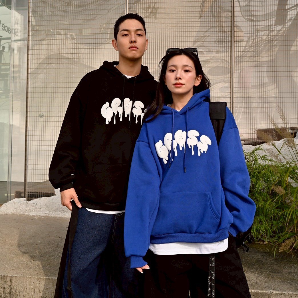 【現貨】CROSS發泡流體帽T 【現貨】CROSS發泡流體帽T