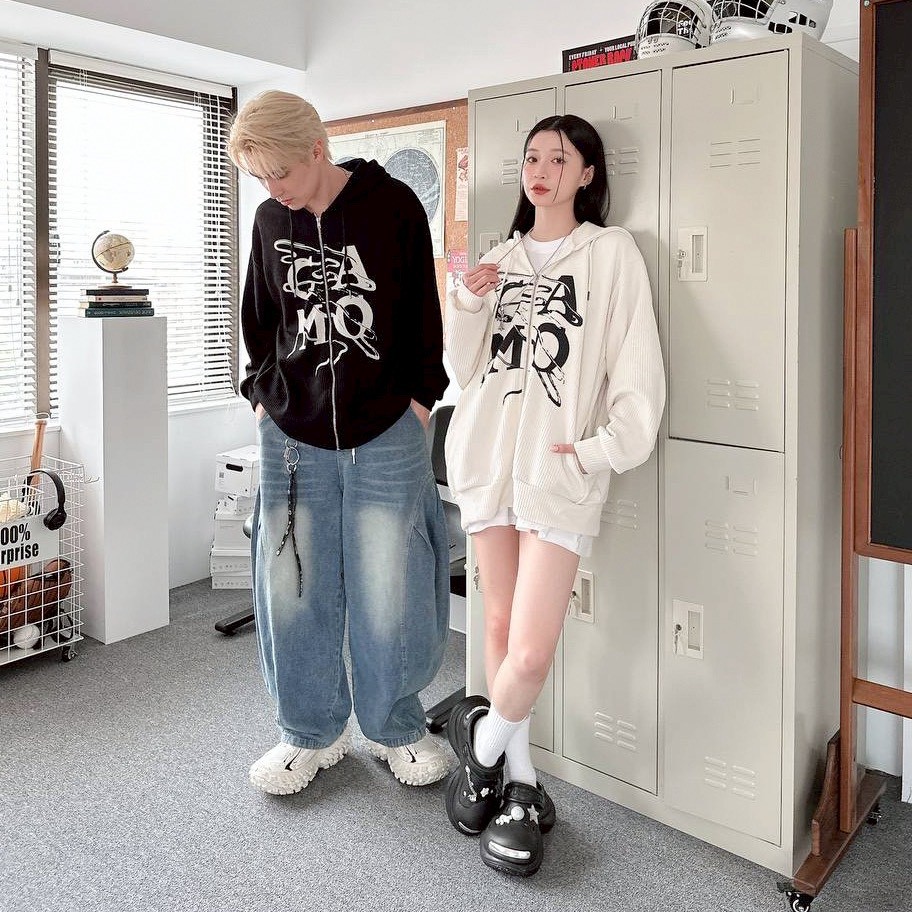 【預購】CAMO水墨抽繩連帽外套 【預購】CAMO水墨抽繩連帽外套