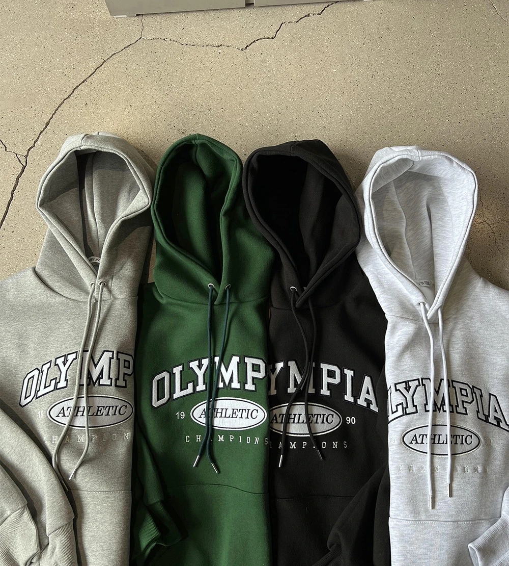 【現貨】OLYMPIA貼布繡重磅帽T