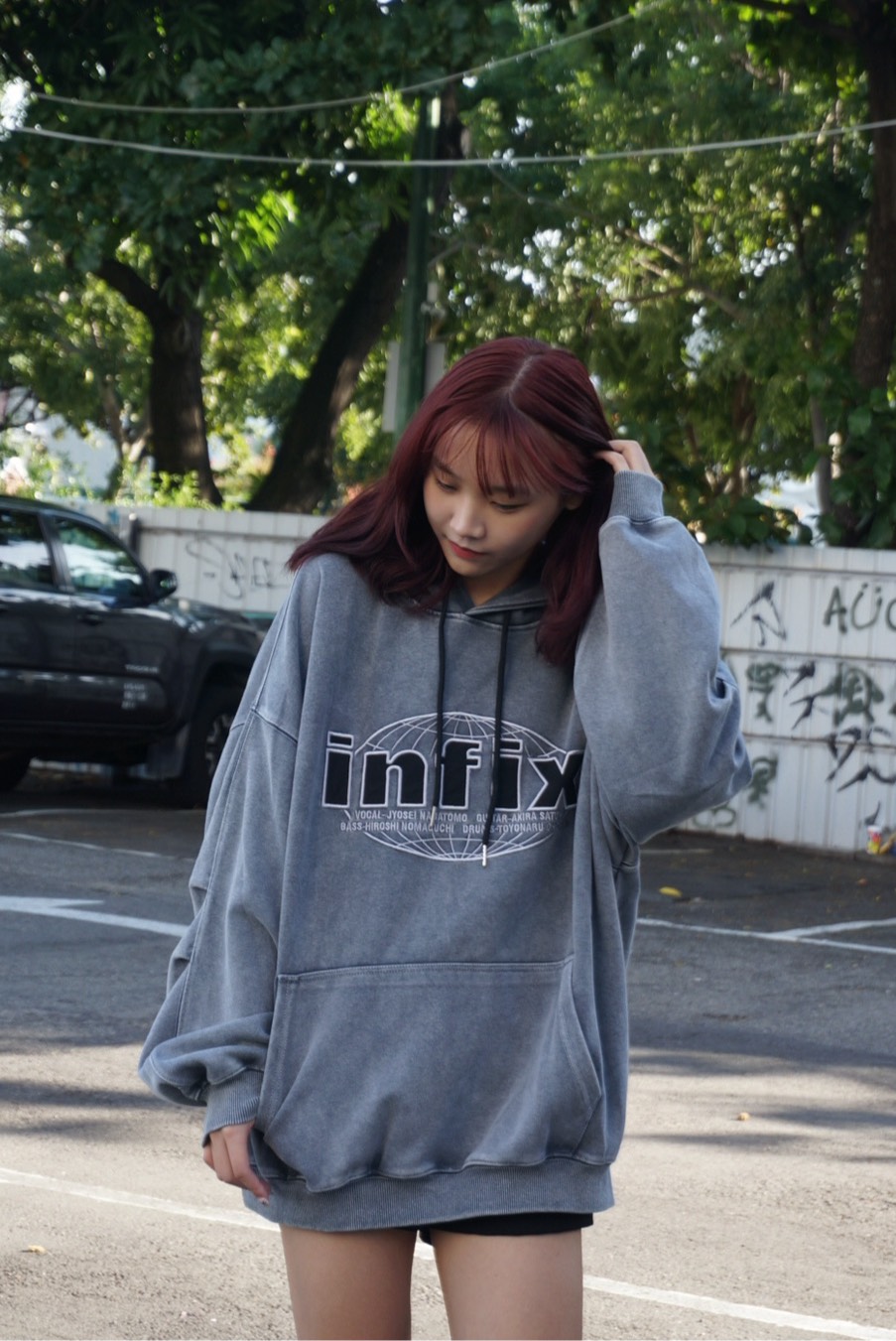 【爆款回歸】INFIX刺繡水洗帽T 【爆款回歸】INFIX刺繡水洗帽T