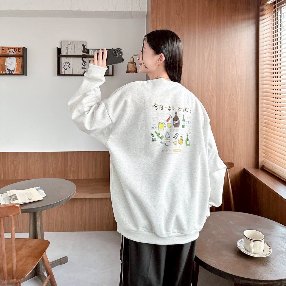 【現貨】韓國酒印花大學T 【現貨】韓國酒印花大學T