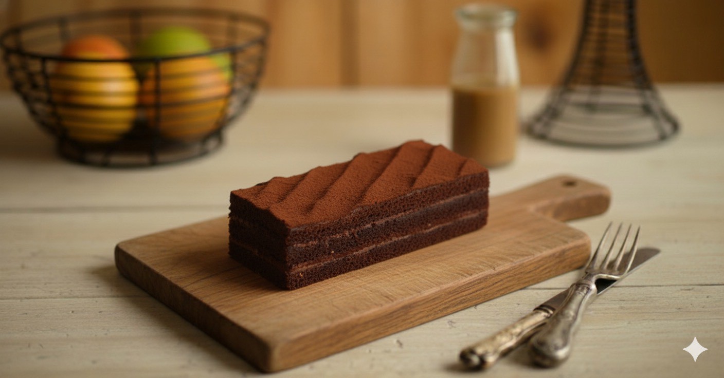 83% 生巧克力長條蛋糕