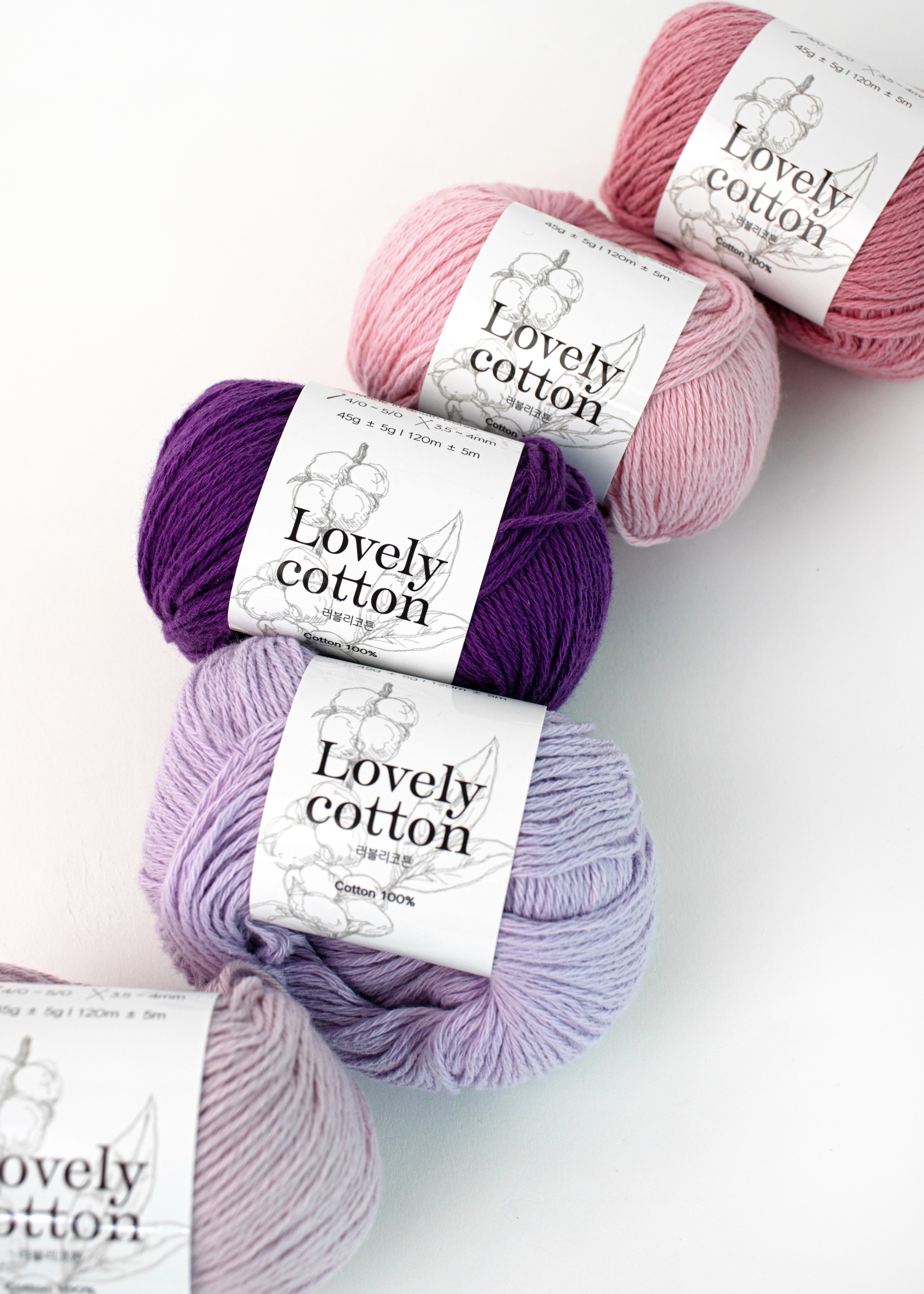 【Yarn-a】Lovely cotton 45g10