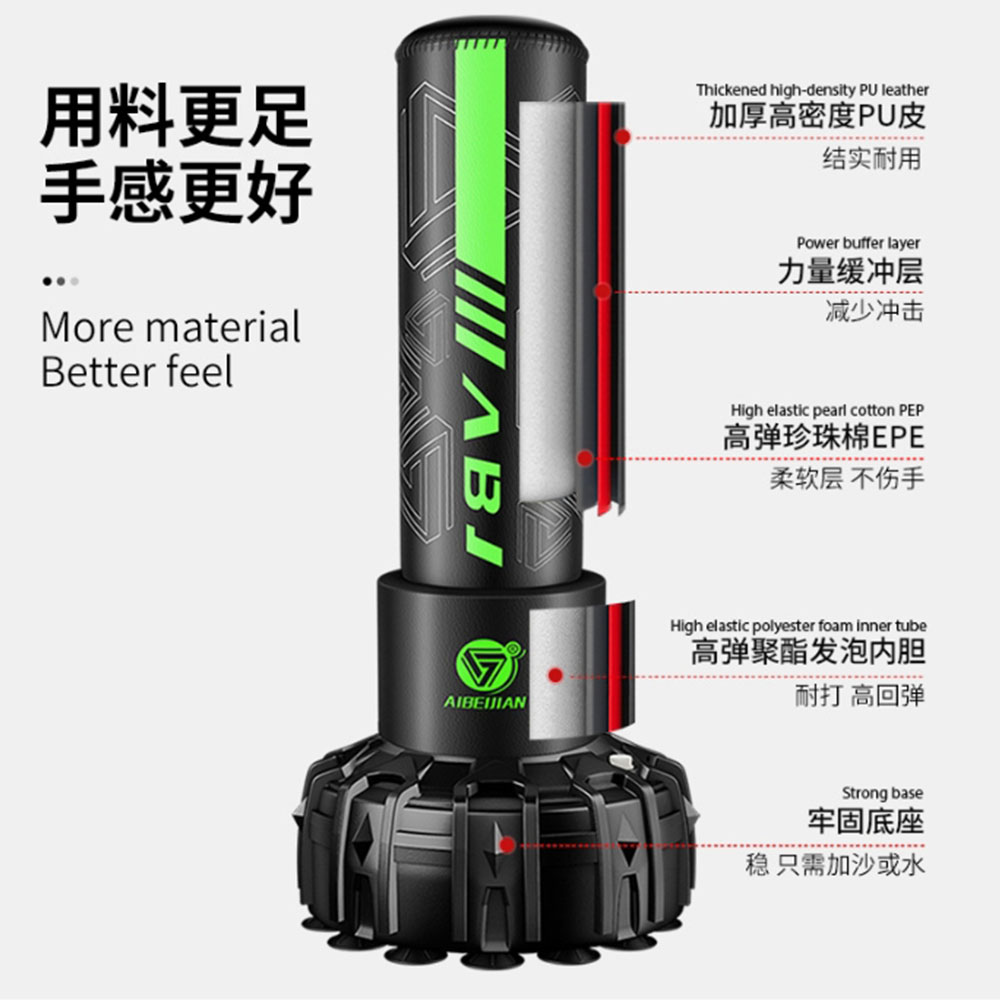 ~子甄彣璟~185公分 直立沙包 立式沙包 不倒翁 沙袋 拳擊 散打 泰拳 健身 耐打 發洩沙包 出氣筒 健身運動6