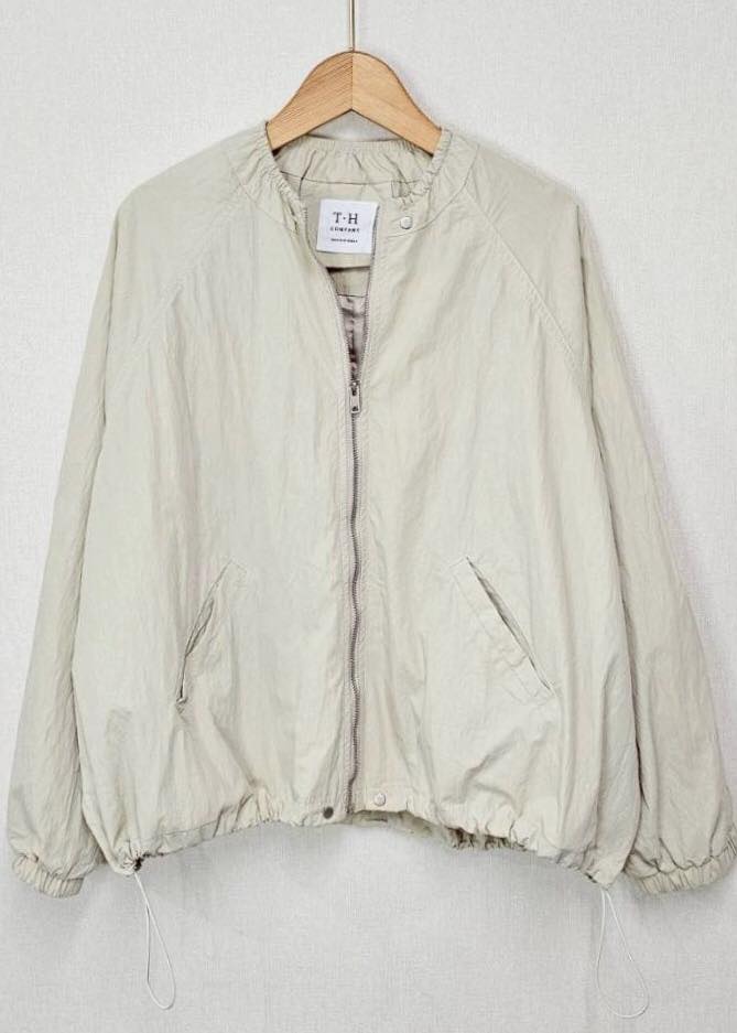 簡約輕磅下抽繩防風外套*3色 K95018