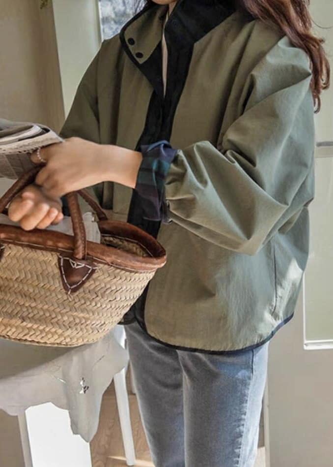 韓國質感雙面穿防風造型外套*1色 KB095895