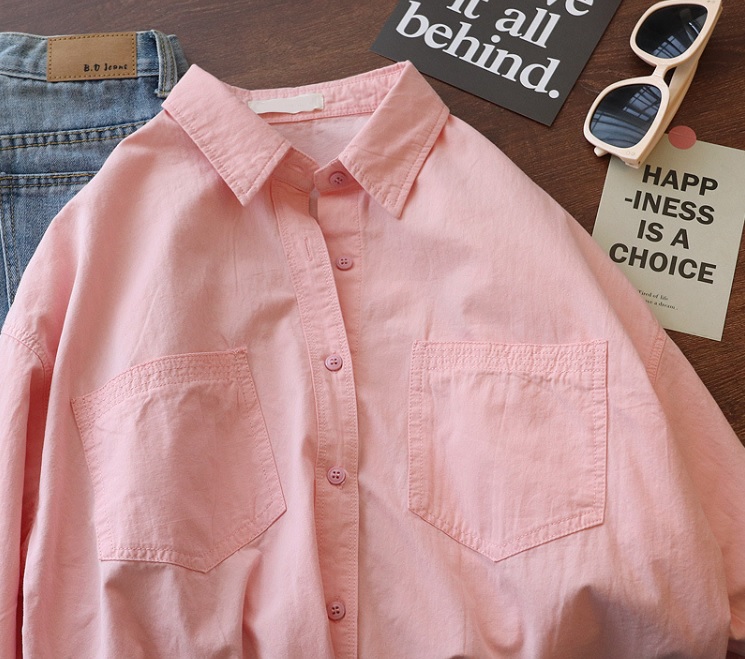 質感水洗棉質襯衫*4色 KB852858