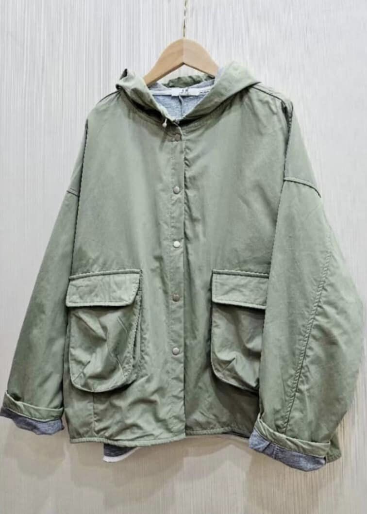 防風連帽造型外套*3色 KB9120984