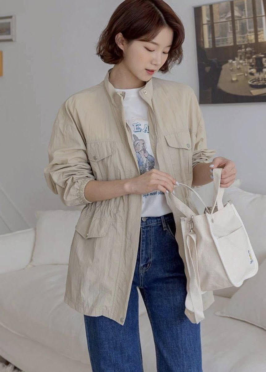 TH無重力防風收腰外套*3色 K098988