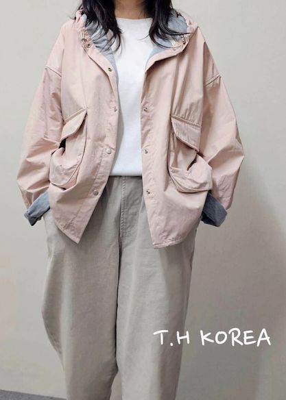 防風連帽造型外套*3色 KB9120982