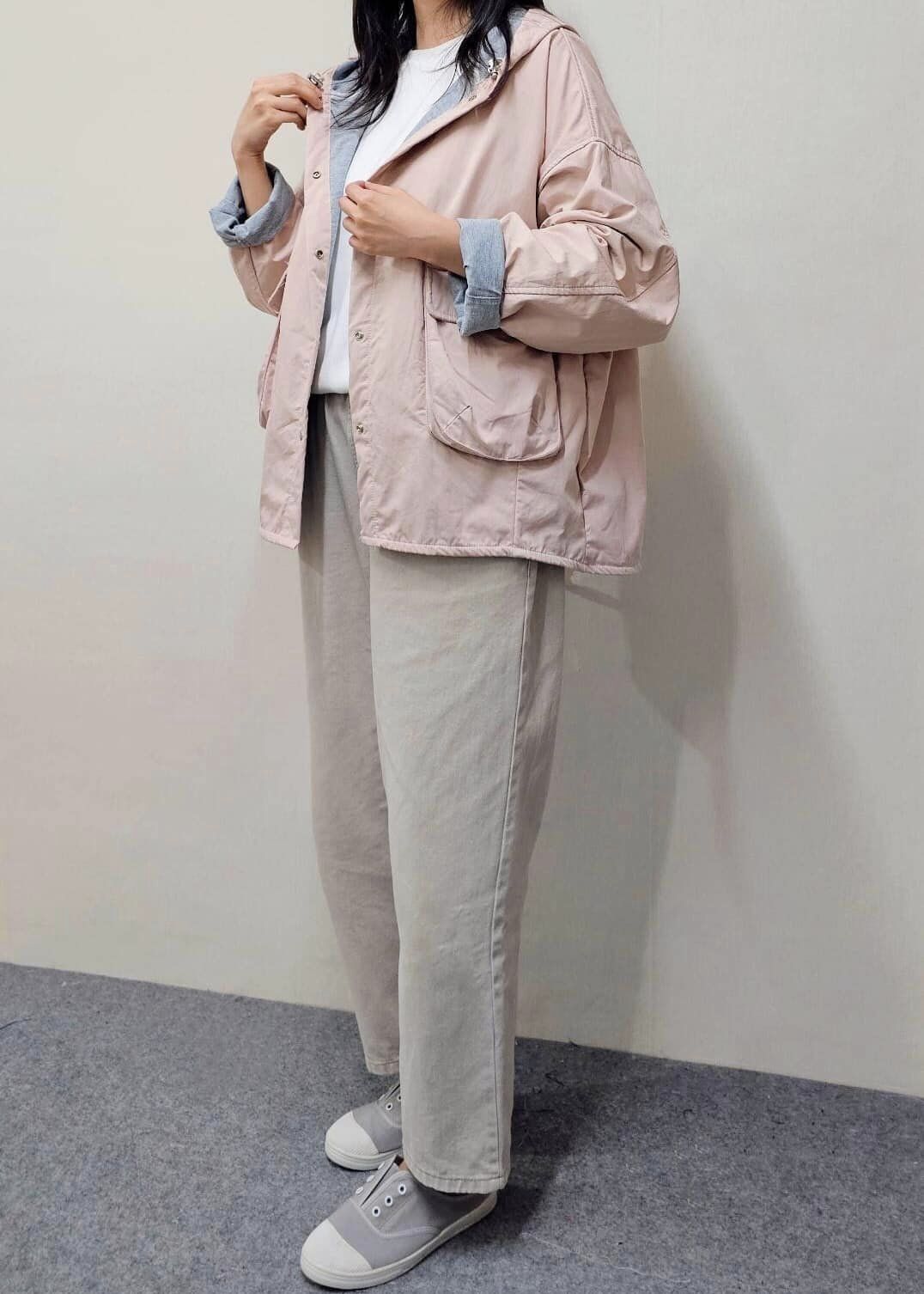 防風連帽造型外套*3色 KB9120983