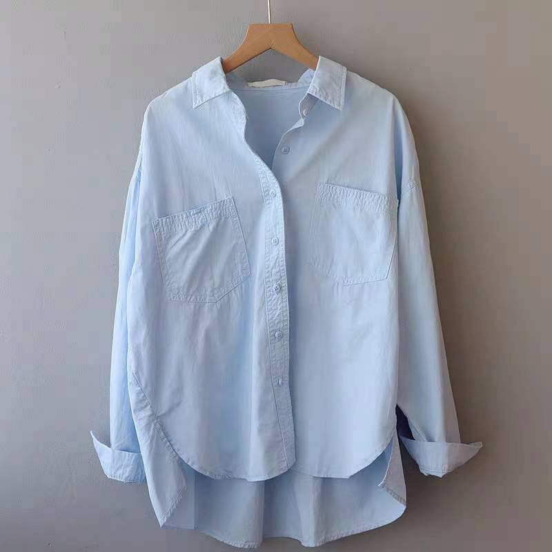 質感水洗棉質襯衫*4色 KB852854