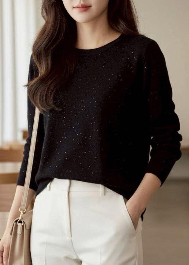 閃閃珠片細針織上衣*4色 KB982578