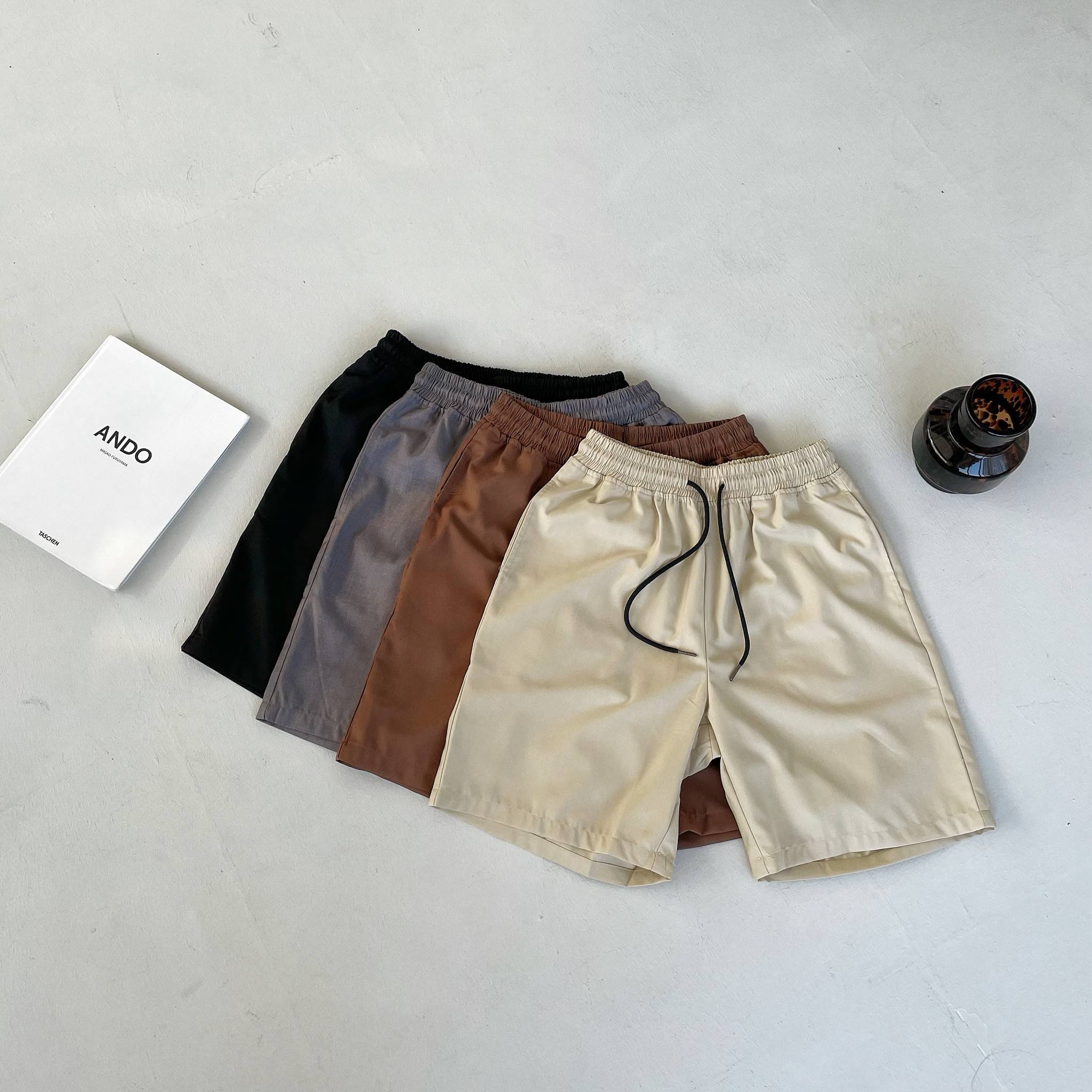 男女適穿-西裝面料休閒便褲*4色 T7764598