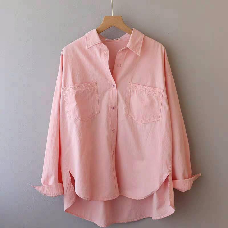 質感水洗棉質襯衫*4色 KB852855