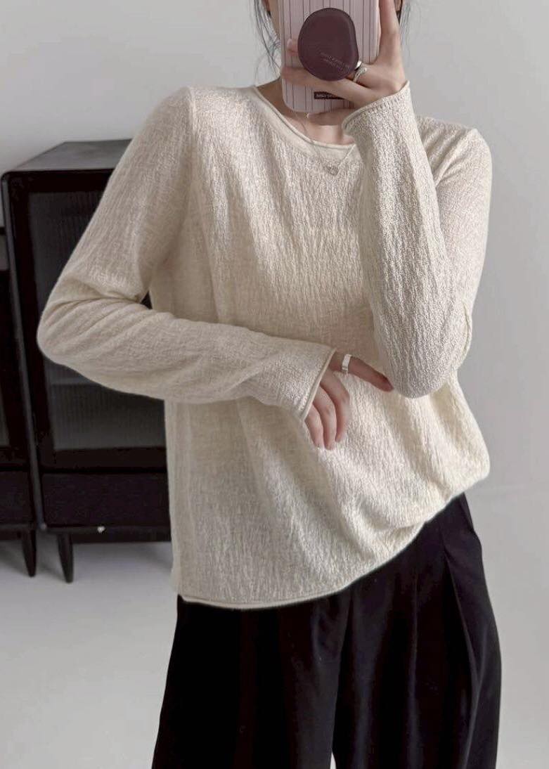 TH 圓領針織上衣 *5色  k985989