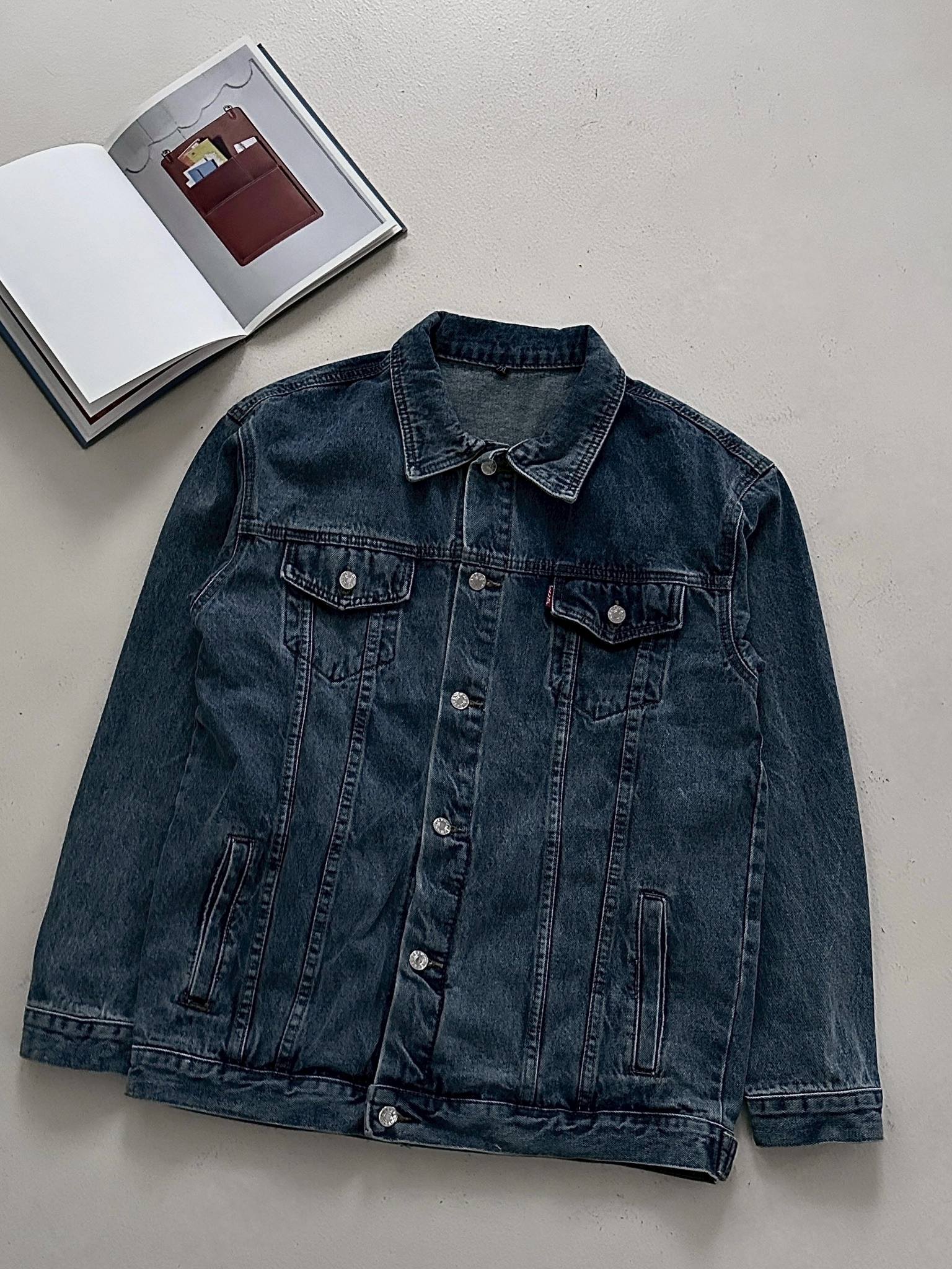 高磅百搭隨興寬鬆牛仔外套 *1色 K99008984