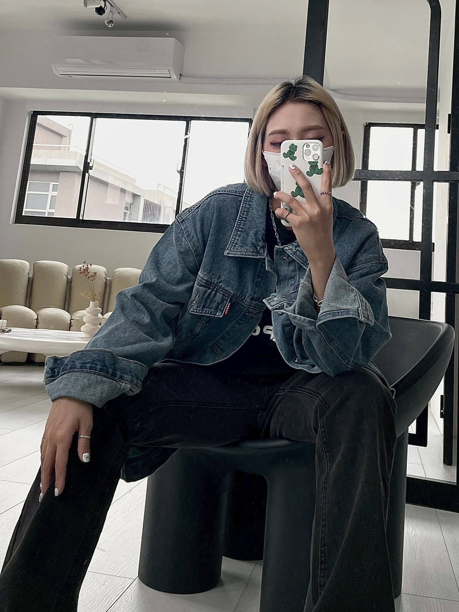 高磅百搭隨興寬鬆牛仔外套 *1色 K99008982