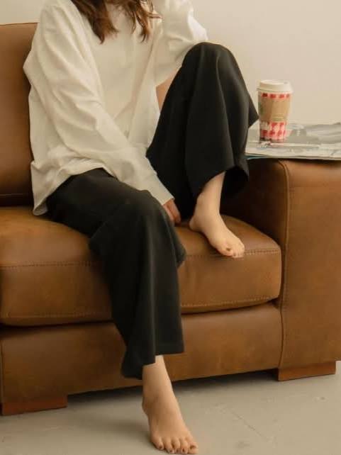 斜紋面小直筒西裝褲*1色 K750082