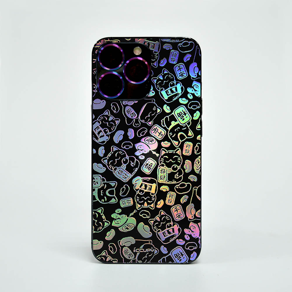 A5鈦晶流光變色膜-招福貓-本價格為零售價請聯繫業務