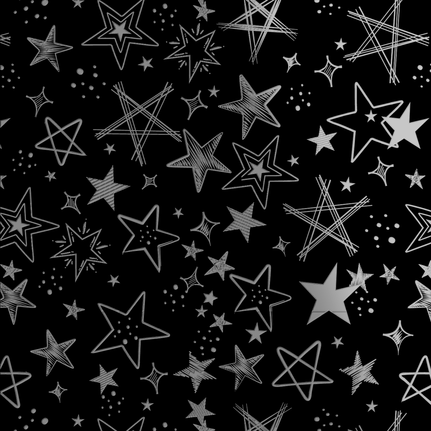 黑占-A3晶雕膜-星星