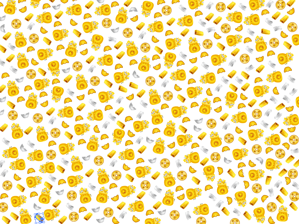 A3彩膜-招財進寶