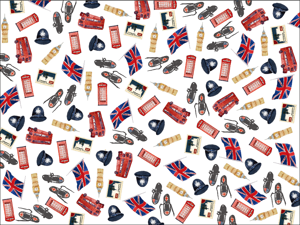 A3彩膜-英國街道