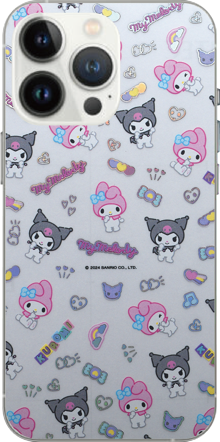 三麗鷗鈦晶雕彩繪雷射流光膜-酷洛米系列