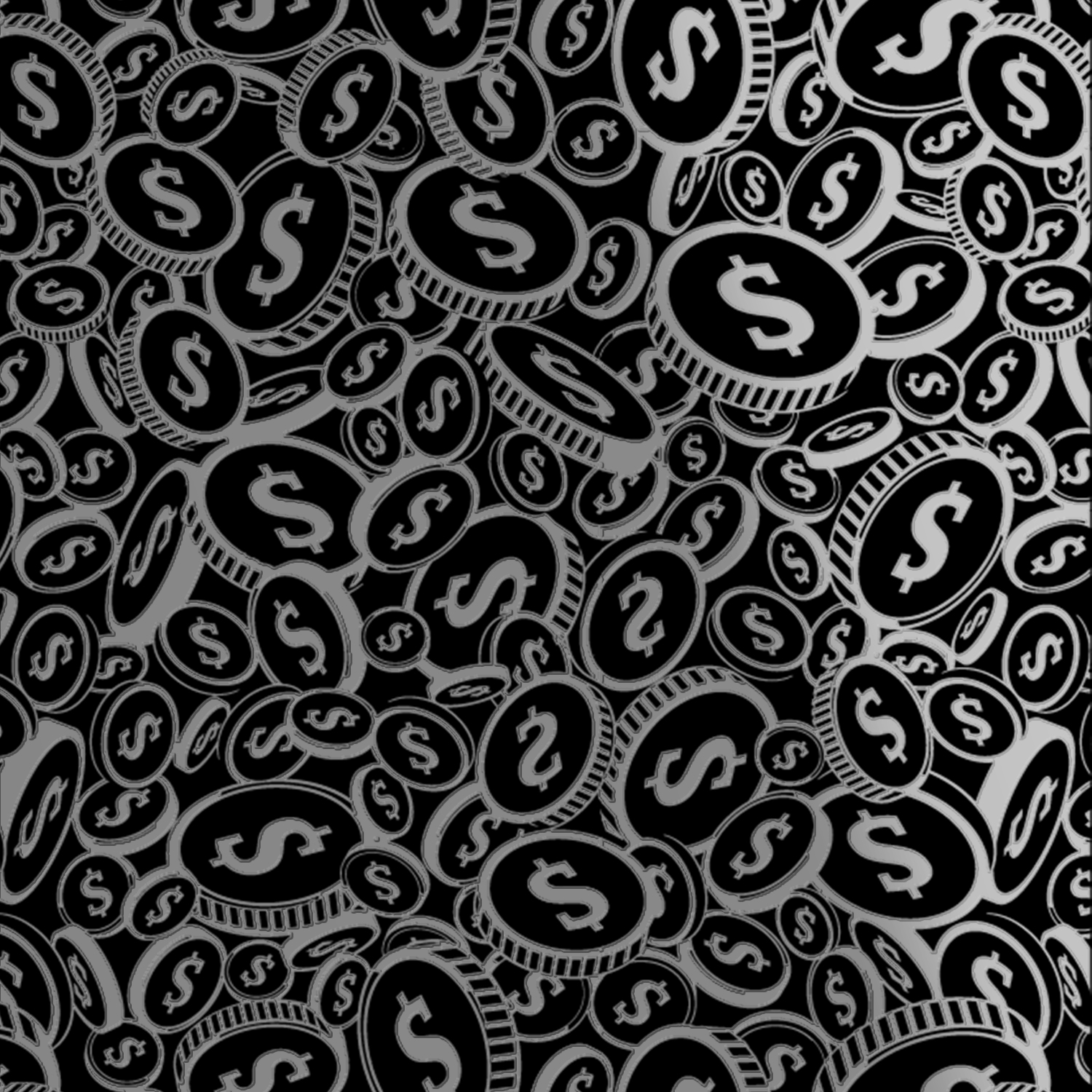 黑占-A3晶雕膜-財源滾滾