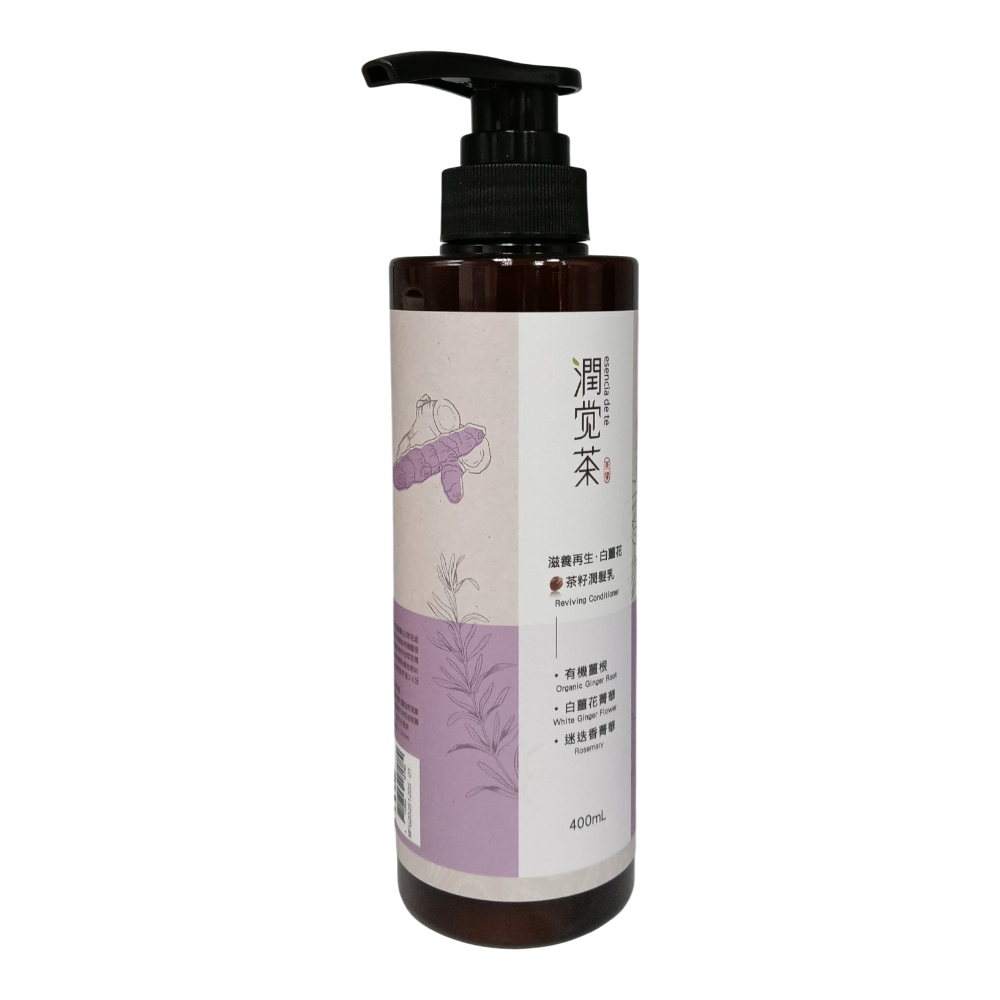 【茶寶】滋養再生白薑花茶籽潤髮乳 400ml3