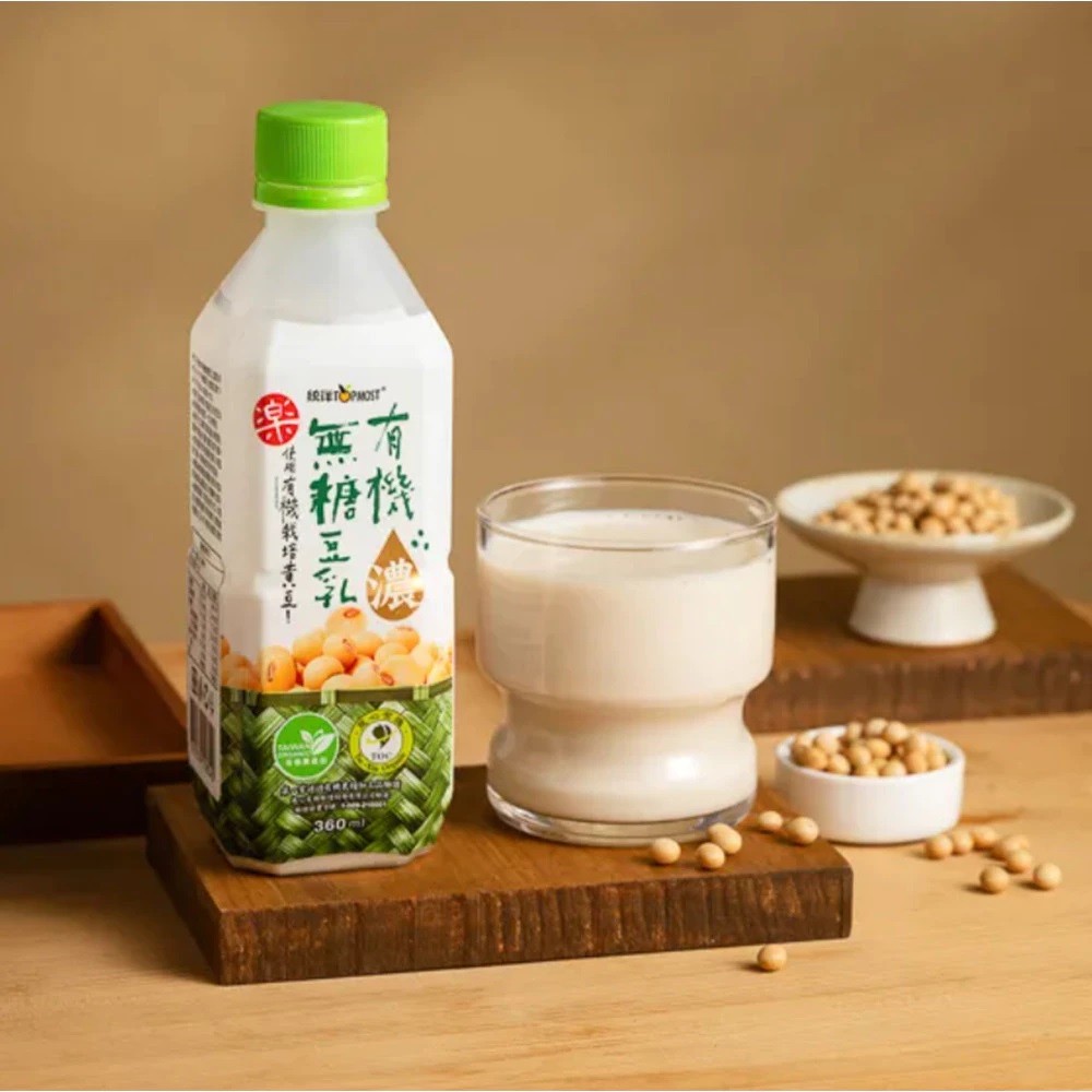 【里仁】統洋 有機無糖豆乳360ml(濃度up)3
