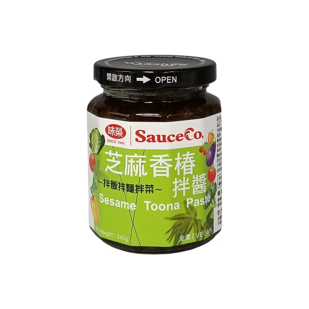 【味榮】芝麻香椿拌醬240g