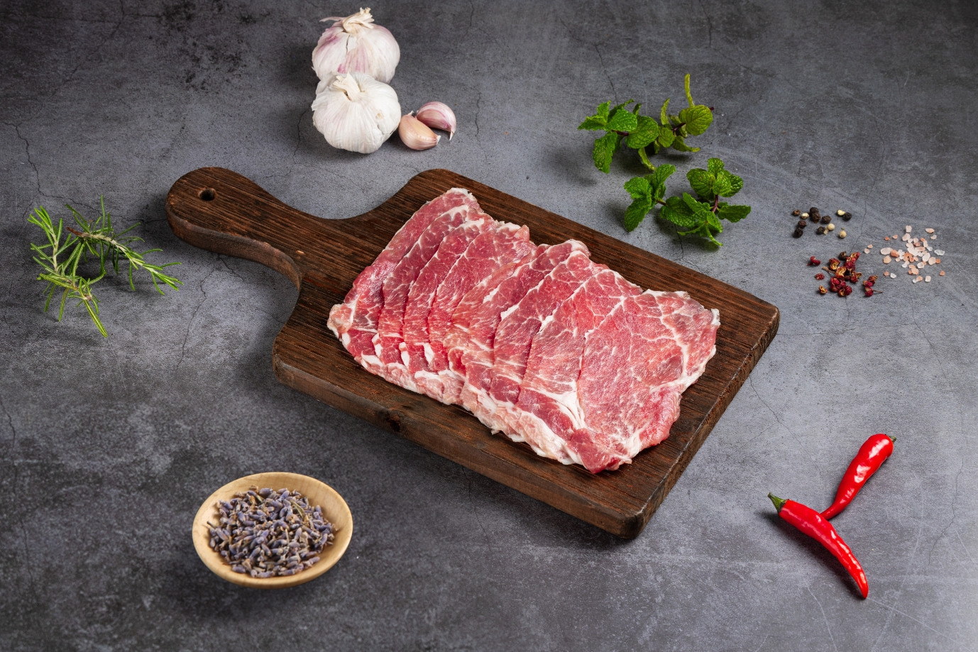 【香草豬】梅花肉片200g1