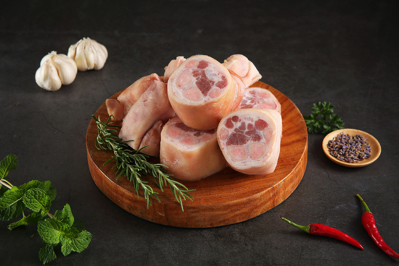 【香草豬】豬腳700g1