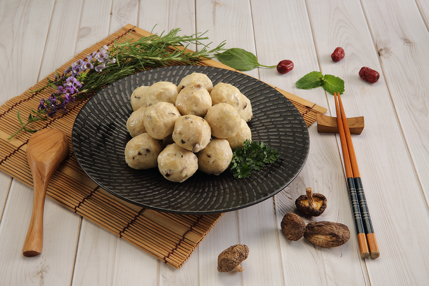 【香草豬】香菇摃丸300g1