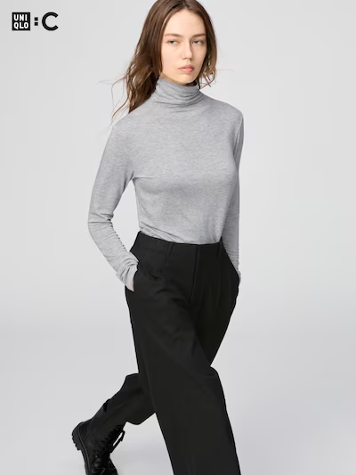 【日本UNIQLO 】極暖 HEATTECH 羊絨混紡高領 T 恤 【日本UNIQLO 】極暖 HEATTECH 羊絨混紡高領 T 恤