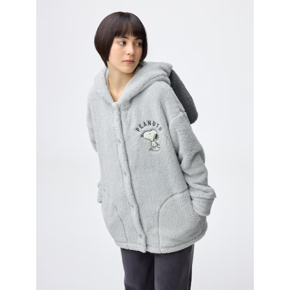 【日本GU 】史努比聯名！棉花糖居家外套