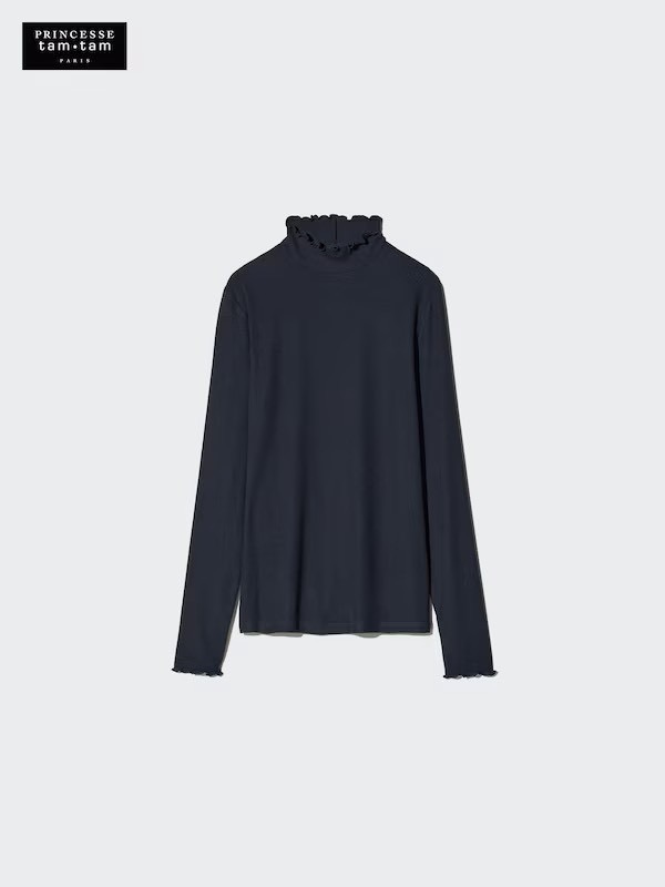 【日本UNIOLO】極暖 HEATTECH  卷卷邊發熱衣