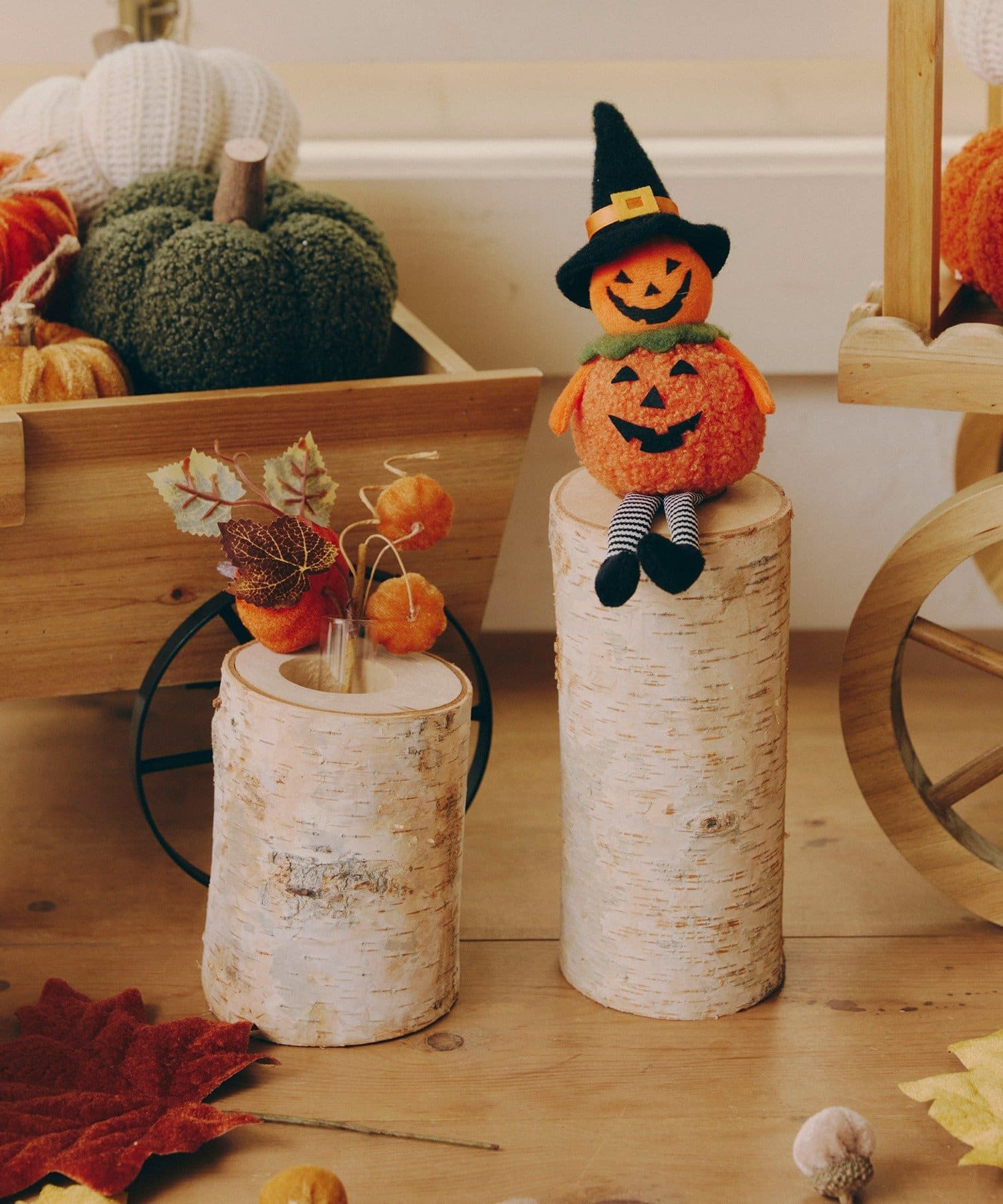 【 salut! 】 萬聖節坐姿南瓜擺飾3