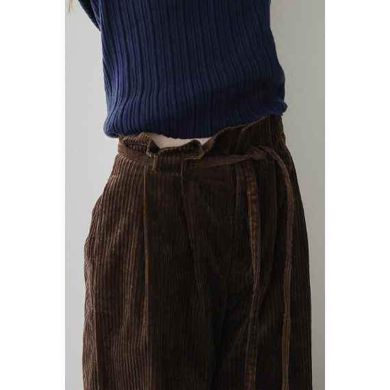 【 tento 】Wide-Leg Corduroy Pants|高腰寬版燈芯絨長褲6