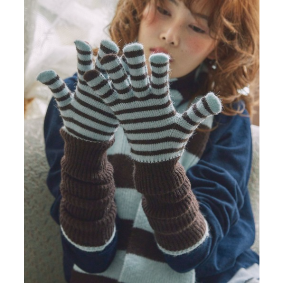 【Unblend】長版針織手套