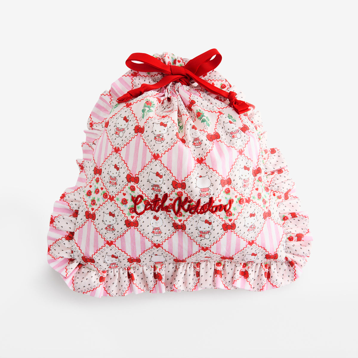 【Cath Kidston × Hello Kitty】聯名束口袋
