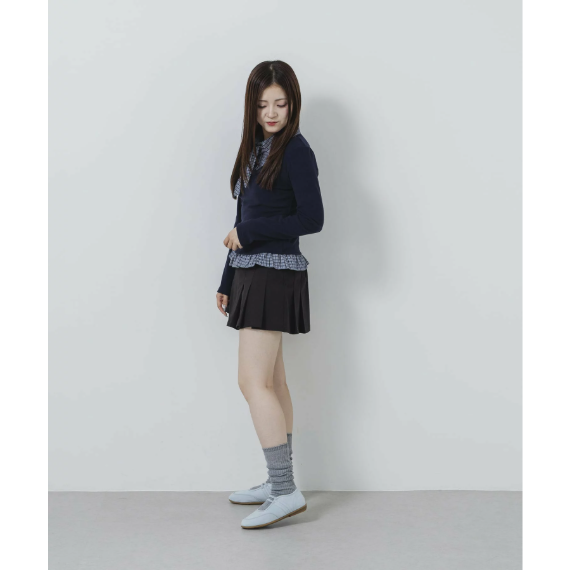 【 EVOL 】蓬鬆軟墊・輕量 雙帶圓頭休閒平底女鞋23