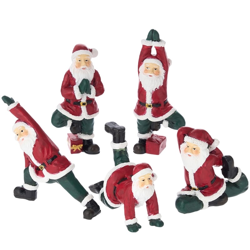 【日本PLAZA 】聖誕節 迷你瑜伽聖誕老人盲盒