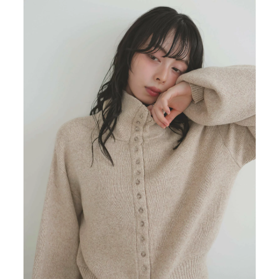 【日本LIAN 】2WAY 鈕扣設計針織衫