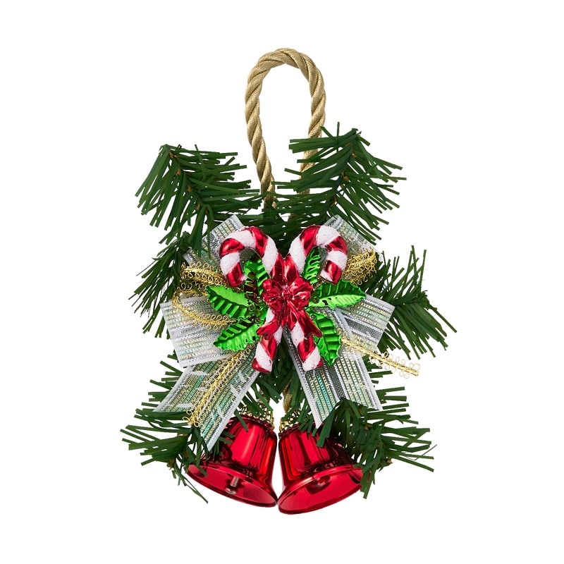 【日本PLAZA 】聖誕節 拐杖糖門鈴掛飾