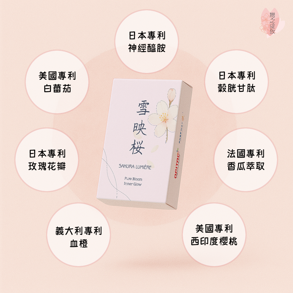 雪映櫻|透亮光采美妍膠囊1